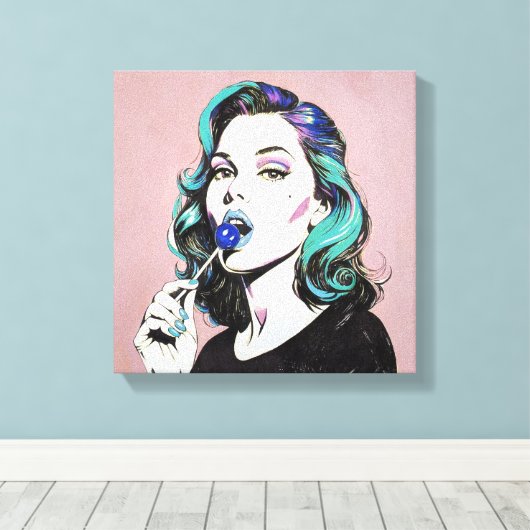 lollipop'25 canvas afdruk (Insitu (Houten vloer))