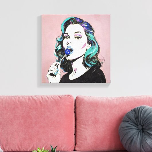 lollipop'25 canvas afdruk (Insitu (Woonkamer))