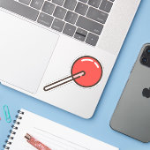 lollipop-1 sticker (Laptop met iPhone)