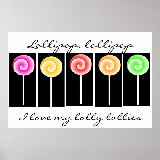 Lollipop Art Poster (Voorkant)