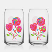 Lollipop Bouquet Glass Blikvorm Glas (Achterkant)