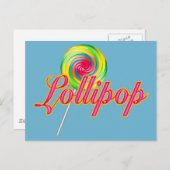 Lollipop Briefkaart (Voorkant / Achterkant)