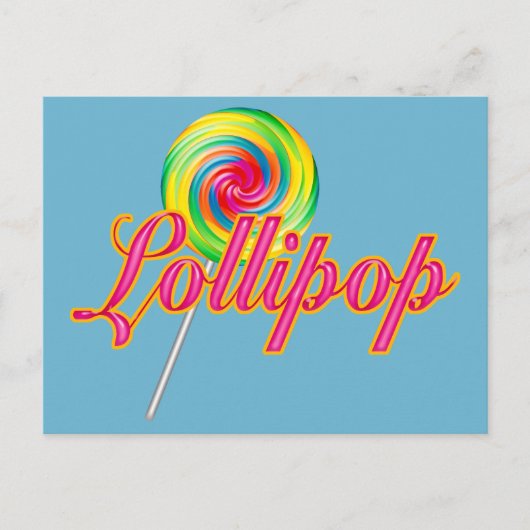 Lollipop Briefkaart (Voorkant)
