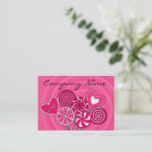 Lollipop Candy Shop Bakery Carte de visite (Debout devant)