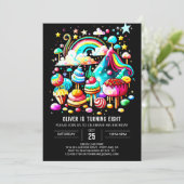 Lollipop Candyland Verjaardag Kaart (Staand voorkant)