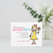 Lollipop, Invitations Fête d'Anniversaire (Debout devant)