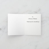 Lollipop Lady of Man Hartelijk dank! Bedankkaart (Binnen)