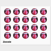 Lollipop lippen schattige sticker (Vel)