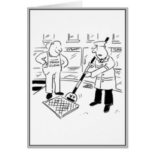 Lollipop Man aide avec le nettoyage de pluie