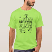 Lollipop Man Balancing Act met Lollipop T-shirt (Voorkant)