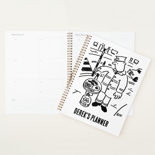 Lollipop Man est Cuisine son petit déjeuner. Drôle (Devant avec enveloppe)