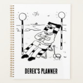 Lollipop Man is Zonnebaden. Surreal Planner (Voorkant)