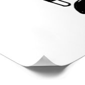 Lollipop Man Zonnebaden in een surrealistische ill Poster (Hoek)