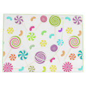 Lollipop Motif bonbon personnalisé sac cadeau (Dos)