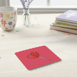 Lollipop Paper-Onderzetter Kartonnen Onderzetters