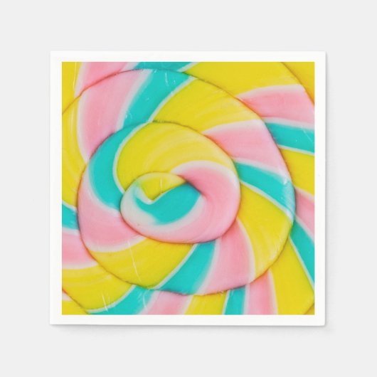 Lollipop papieren servetten (Voorkant)