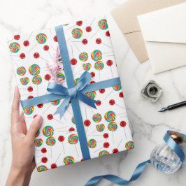 Lollipop-patroon Cadeaupapier
