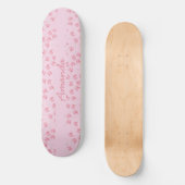 Lollipop Pink skateboard voor haar (Voorkant)