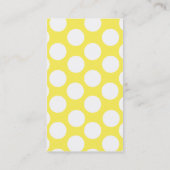 Lollipop Polka Dot Gift Calling Cards Contactkaartje (Achterkant)