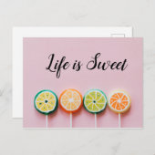 Lollipop Post Card Briefkaart (Voorkant / Achterkant)