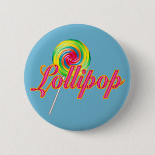 Lollipop Ronde Button 5,7 Cm