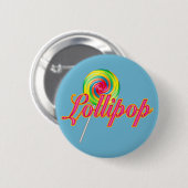 Lollipop Ronde Button 5,7 Cm (Voorkant /achterkant)