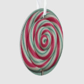 Lollipop Snoep Swirl Ornament (voorkant)