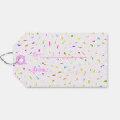 Lollipop Sweet Snoep Caramel Drops Illustratie Cadeaulabel (Achterkant Horizontaal)