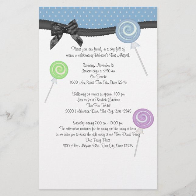 Lollipops en Polka Dots (Voorkant)