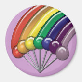 Lollipops en regenbogen  magneten (Voorkant)