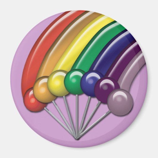 Lollipops en regenbogen magneten (Voorkant)