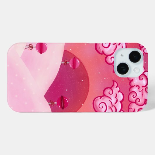 Lollipops en  wolken Case-Mate iPhone case (Achterkant (horizontaal))