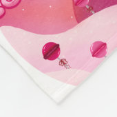 Lollipops en  wolken fleece deken (Hoek)