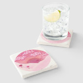 Lollipops en  wolken stenen onderzetter (Zijkant)