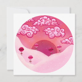 Lollipops en wolkenillustratie