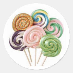 lollipops ronde sticker