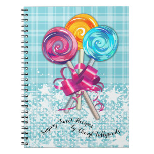 Lollipops snoep confectie recept notitieboek