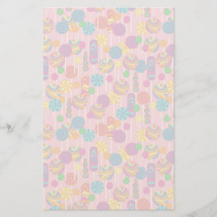 Lollipops Snoep Pattern Briefpapier