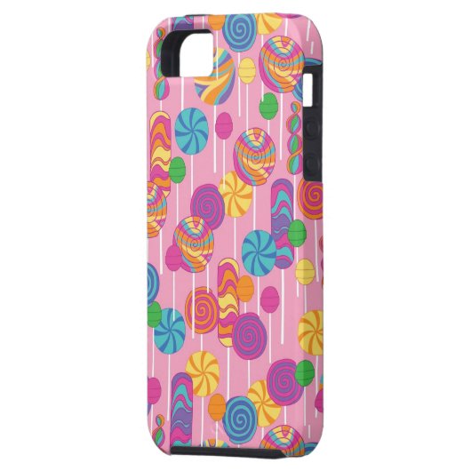 Lollipops Snoep Pattern Case-Mate iPhone Case (Achterkant Links)