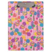 Lollipops Snoep Pattern Klembord (Voorkant)
