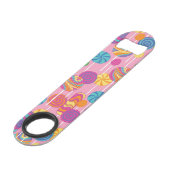 Lollipops Snoep Pattern Speed Flessenopener (Achterkant Gekanteld)
