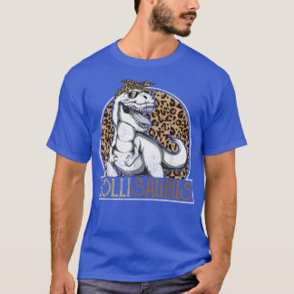 Lollisaurus Dinosaur Lolli Leopard Mothers Day Gra T-shirt