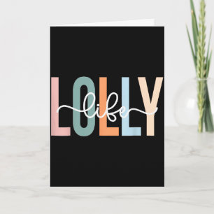 Lolly Life Lolly Oma Tee Unieke Lolly Oma Kaart