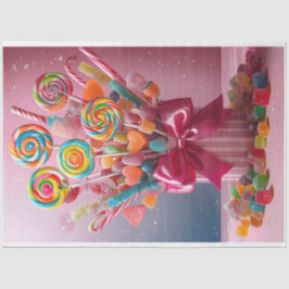 Lolly pop Bouquet Decoupage Tissue Paper Tissuepapier