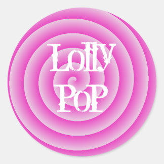lolly ronde sticker