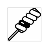 lolly rubberstempel (Afrduk)