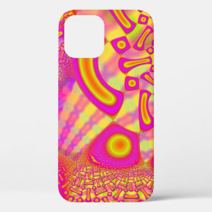 LollyPoP 3D Fused Glass Fractal iPhone 12 Hoesje