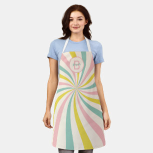 'Lollypop Vibes', retro monogram Schort
