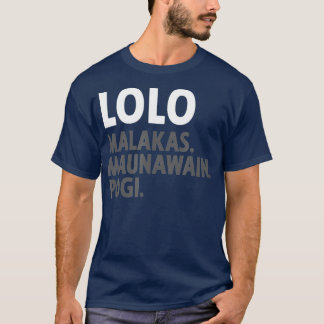 Lolo Filipino Grandpa Funny Filipino T-shirt