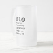 Lolo | Funny Grandfather is voor oude jongens Matglas Bierpul (Voorkant links)